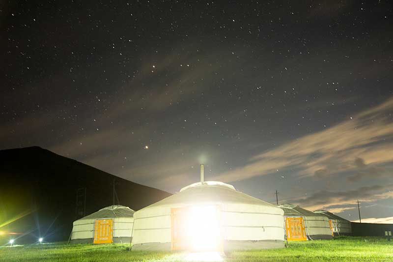 星空とツーリストゲル